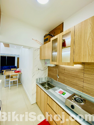 Live Furnished 2 Bedroom Apartment Rent in Bashundhara R/A